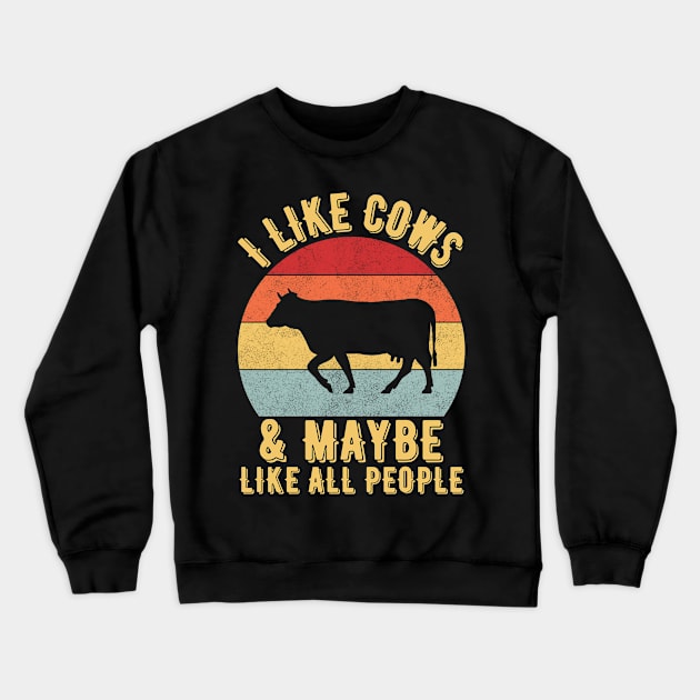 I like cows Crewneck Sweatshirt by Myartstor 